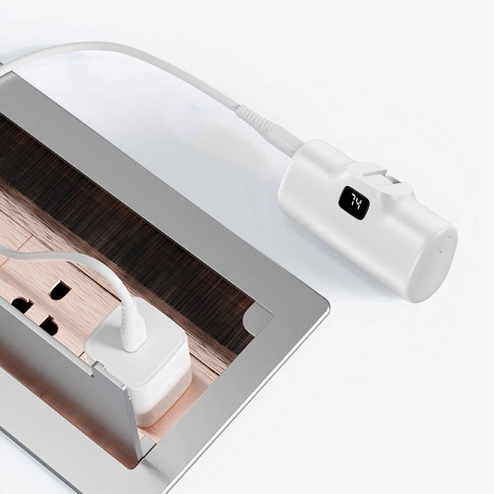 Wiwu Wi-P017 Capsule Serisi 2in1 Mini Taşınabilir Standlı Type-C Powerbank 5000mAh Wiwu Wi-P017 Capsule Serisi 2in1 Mini Taşınabilir Standlı Type-C Powerbank 5000mAh